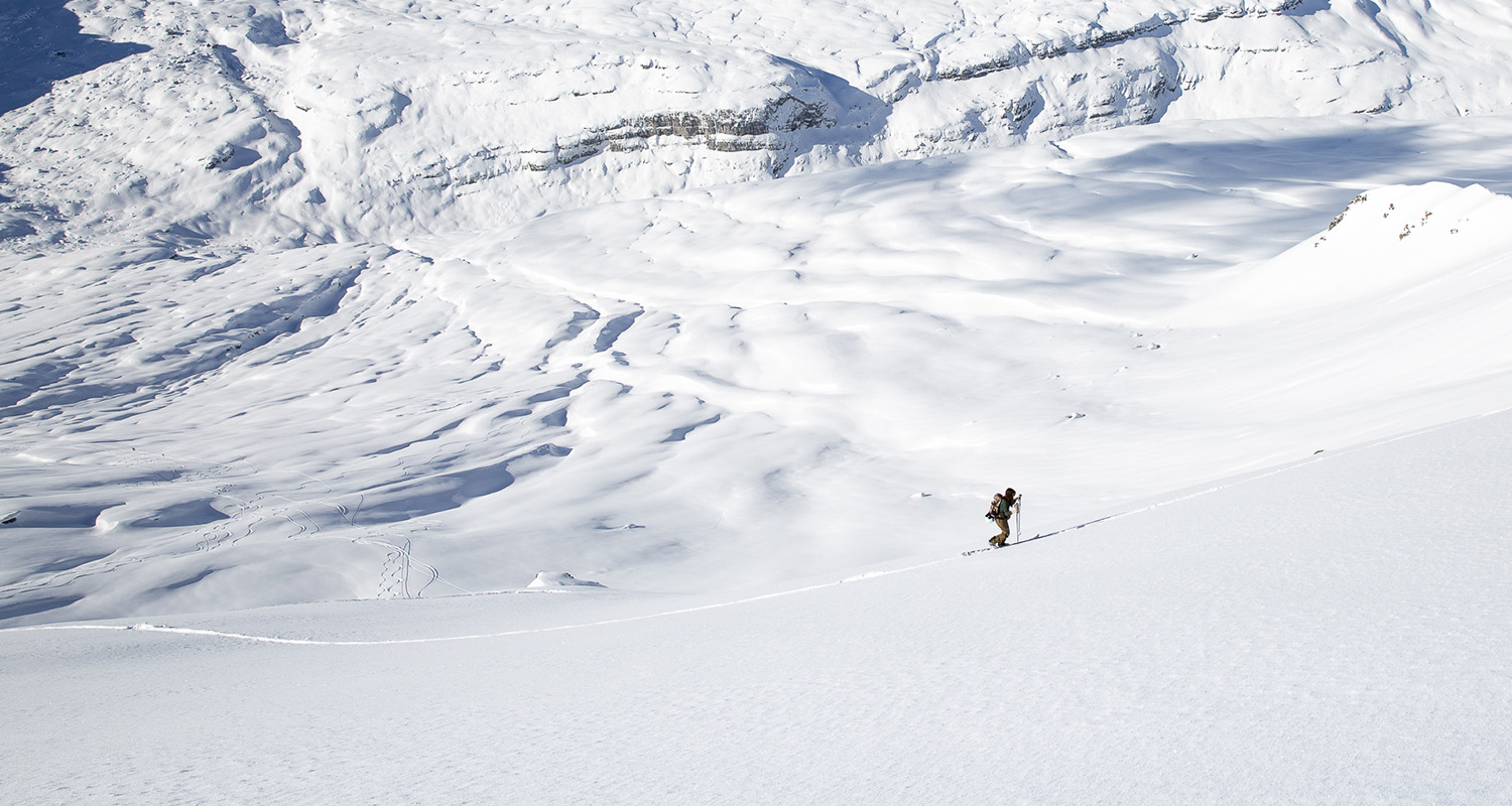 частный гид по скитуринг Куршевель 1850