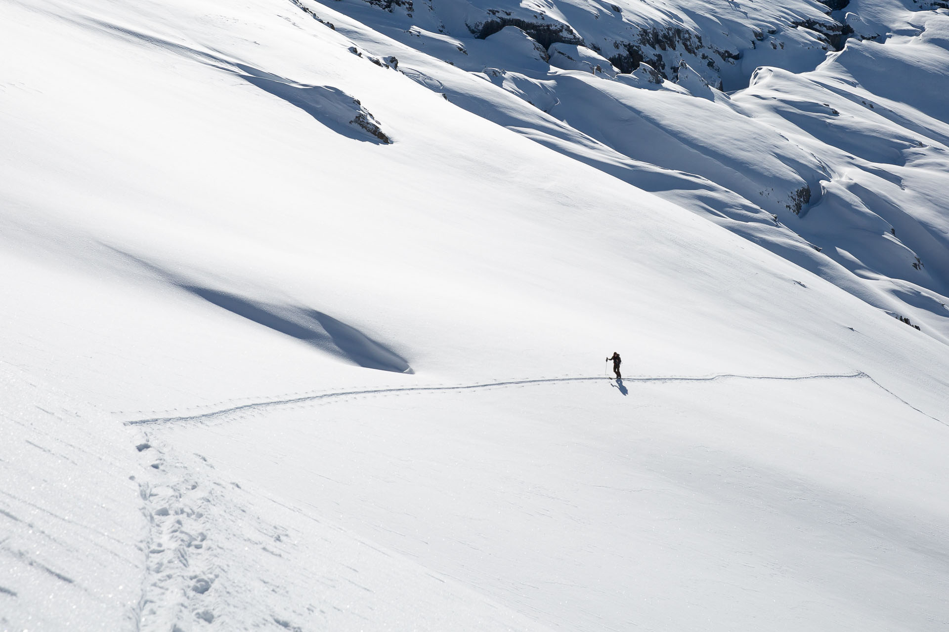 ski touring guide in Courchevel 1850