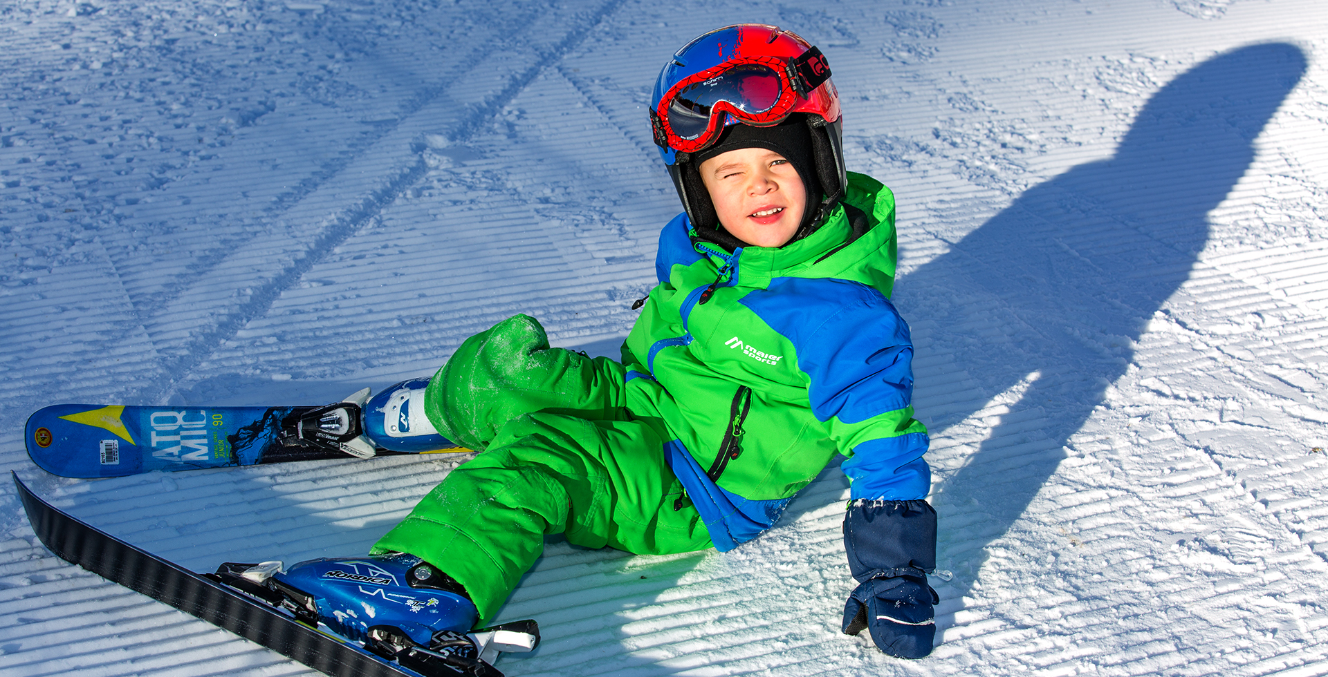 ski instructor for children in courchevel 1850