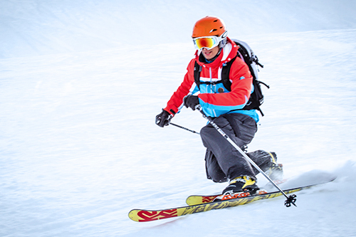 private telemark instructor in Courchevel 1850