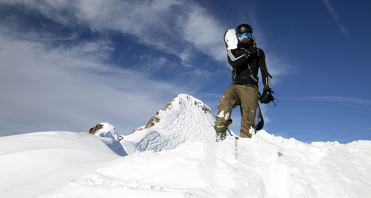 private children snowboard instructor in courchevel 1850