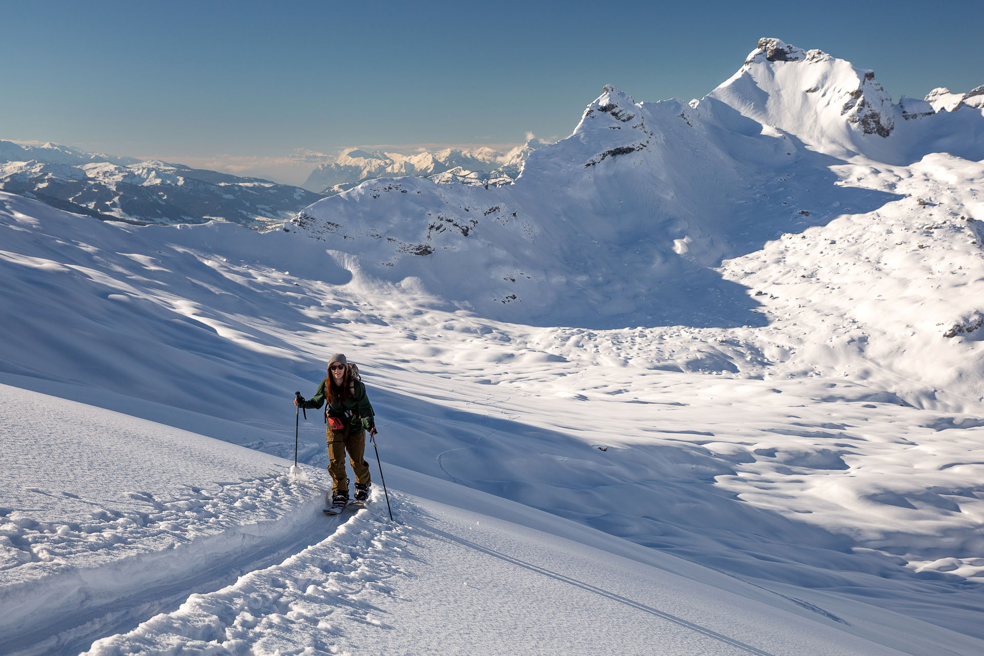 splitboard guide in Courchevel 1850